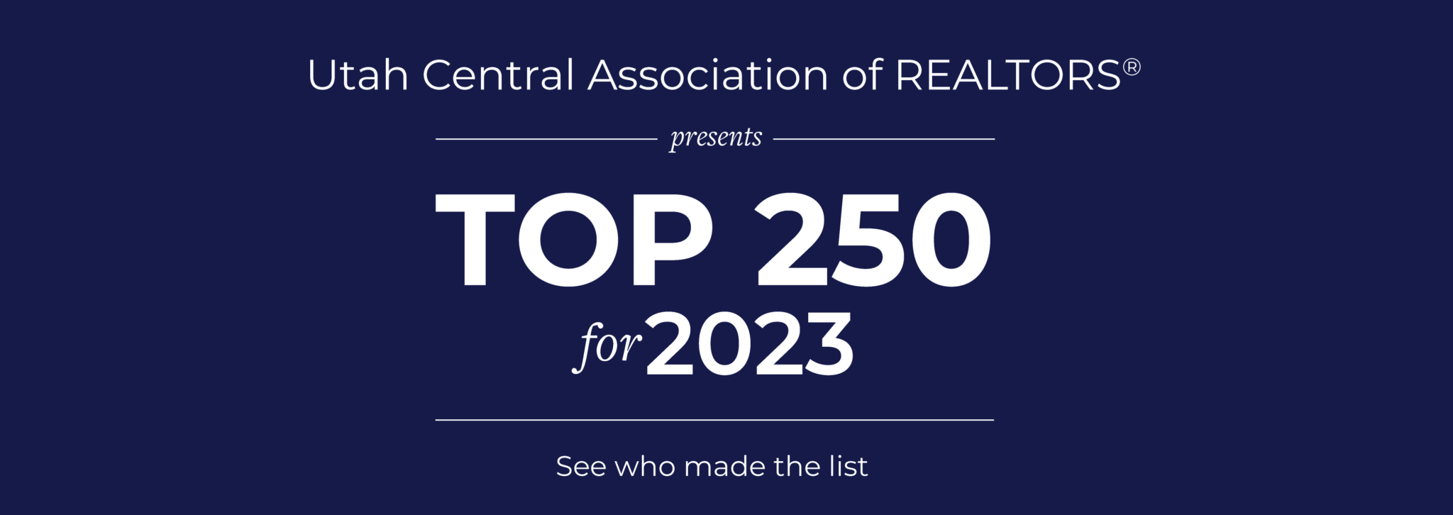 UCAR presents TOP 250 for 2023. See who made the list