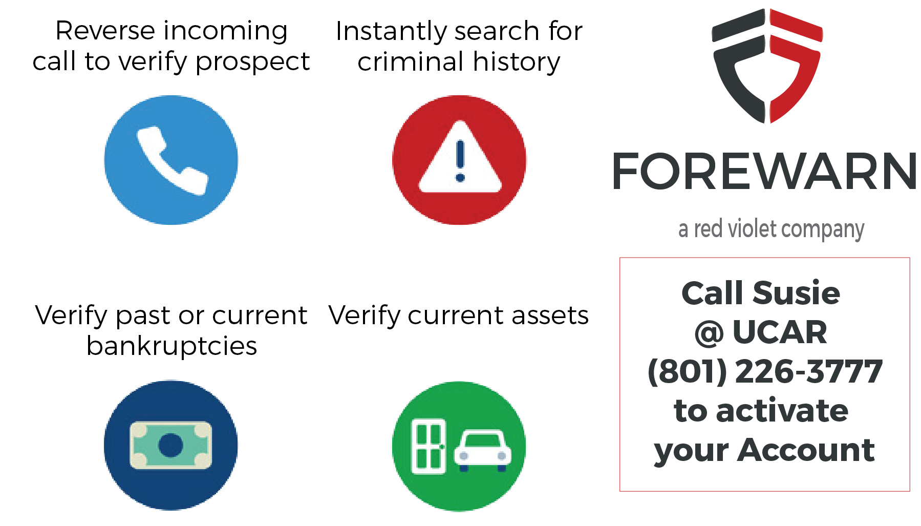 Forewarn membership information